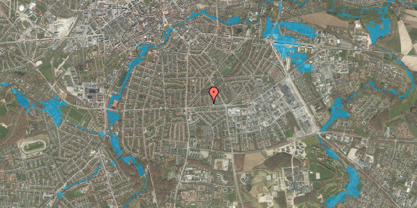Oversvømmelsesrisiko fra vandløb på Bergsvej 9, 2. th, 5230 Odense M