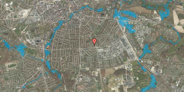 Oversvømmelsesrisiko fra vandløb på Bergsvej 24, 5230 Odense M