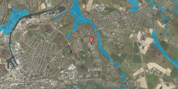 Oversvømmelsesrisiko fra vandløb på Birkeparken 84, st. th, 5240 Odense NØ