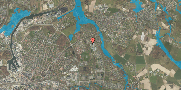 Oversvømmelsesrisiko fra vandløb på Birkeparken 108, 5240 Odense NØ