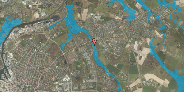 Oversvømmelsesrisiko fra vandløb på Biskorupvej 51, 5240 Odense NØ