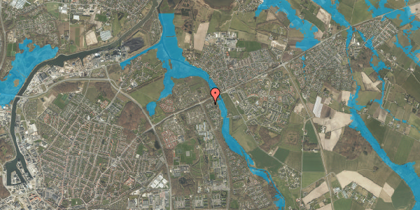 Oversvømmelsesrisiko fra vandløb på Biskorupvej 62, 5240 Odense NØ