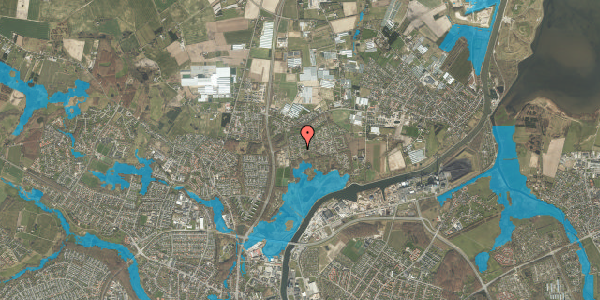 Oversvømmelsesrisiko fra vandløb på Bispeengen 61, 5270 Odense N