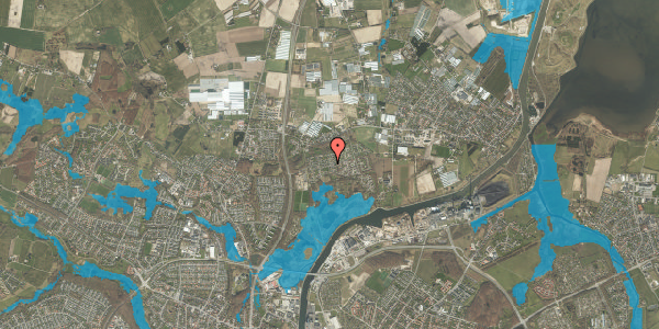 Oversvømmelsesrisiko fra vandløb på Bispeengen 87, 5270 Odense N