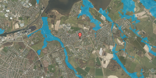 Oversvømmelsesrisiko fra vandløb på Bjergskiftet 28, 5240 Odense NØ