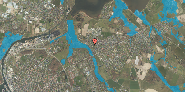 Oversvømmelsesrisiko fra vandløb på Bullerupvej 6, 5240 Odense NØ