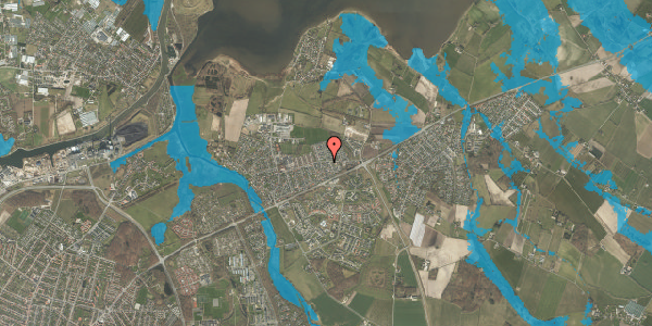 Oversvømmelsesrisiko fra vandløb på Bullerupvej 53, 5240 Odense NØ