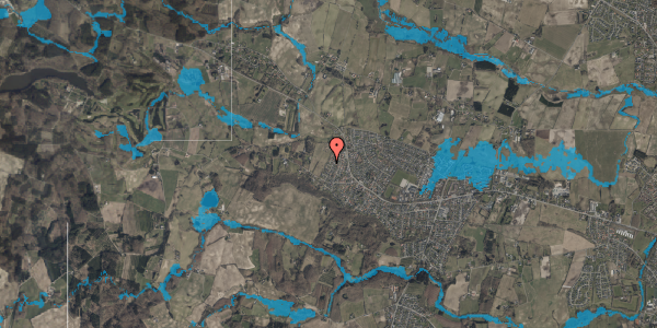 Oversvømmelsesrisiko fra vandløb på Bynkevænget 32, 5210 Odense NV