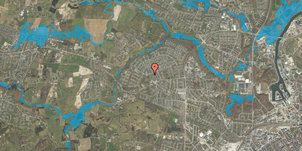 Oversvømmelsesrisiko fra vandløb på Bytoften 51, 5210 Odense NV