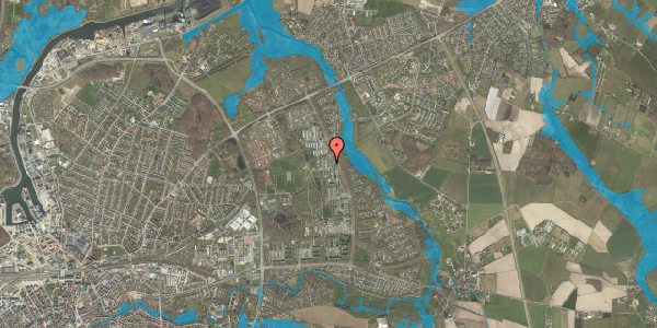 Oversvømmelsesrisiko fra vandløb på Bøgeparken 80, 2. th, 5240 Odense NØ