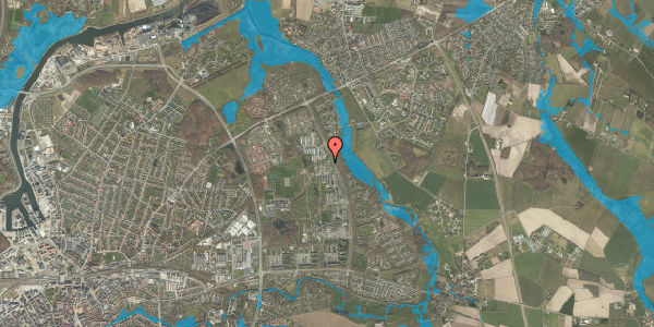 Oversvømmelsesrisiko fra vandløb på Bøgeparken 86, 4. tv, 5240 Odense NØ