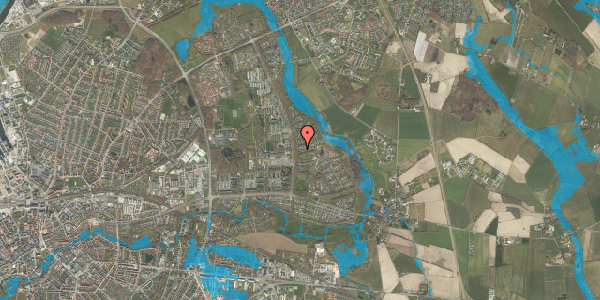 Oversvømmelsesrisiko fra vandløb på Bådvej 51, 5240 Odense NØ