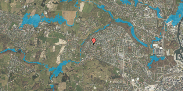 Oversvømmelsesrisiko fra vandløb på Capellavænget 18, 5210 Odense NV