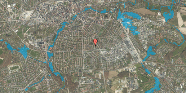 Oversvømmelsesrisiko fra vandløb på Cederfeldsvej 6, 5230 Odense M