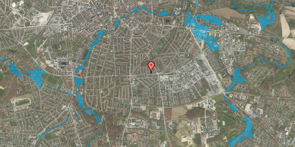 Oversvømmelsesrisiko fra vandløb på Cederfeldsvej 18, 2. th, 5230 Odense M