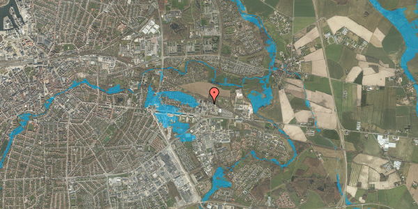 Oversvømmelsesrisiko fra vandløb på Cikorievej 20, 5220 Odense SØ