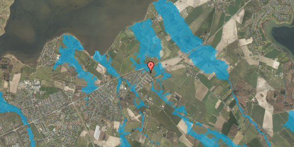Oversvømmelsesrisiko fra vandløb på Daltoften 80, 5320 Agedrup