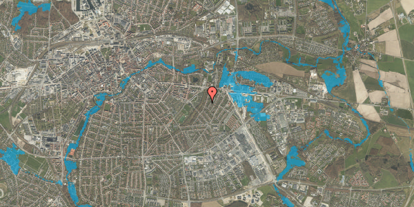 Oversvømmelsesrisiko fra vandløb på Eckersbergsvej 19, 5230 Odense M