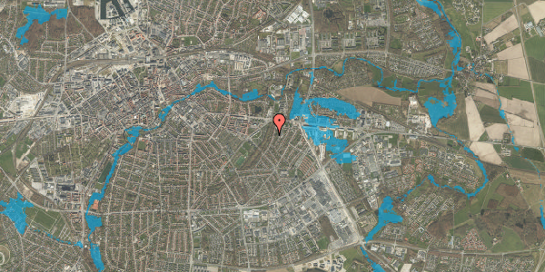 Oversvømmelsesrisiko fra vandløb på Eckersbergsvej 50, 5230 Odense M
