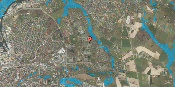 Oversvømmelsesrisiko fra vandløb på Egeparken 8, 2. 4, 5240 Odense NØ