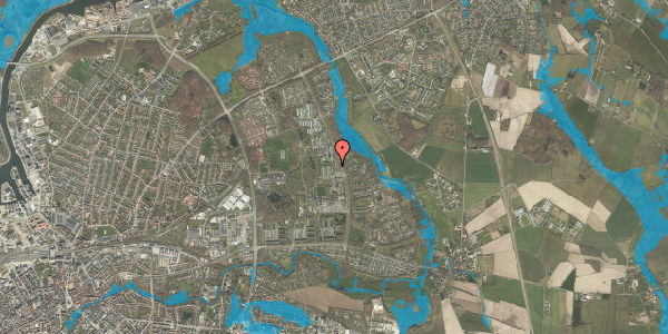 Oversvømmelsesrisiko fra vandløb på Egeparken 12, st. th, 5240 Odense NØ