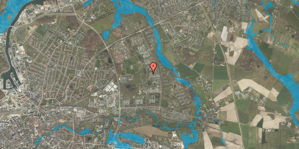 Oversvømmelsesrisiko fra vandløb på Egeparken 40, 5240 Odense NØ