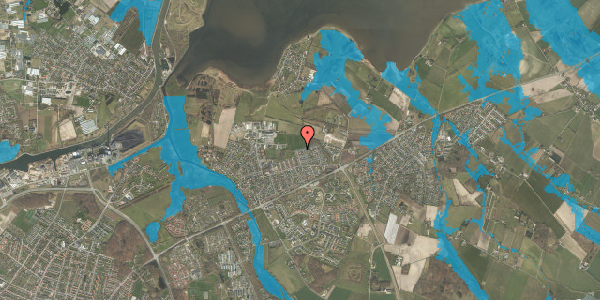 Oversvømmelsesrisiko fra vandløb på Egholmen 92, 5240 Odense NØ