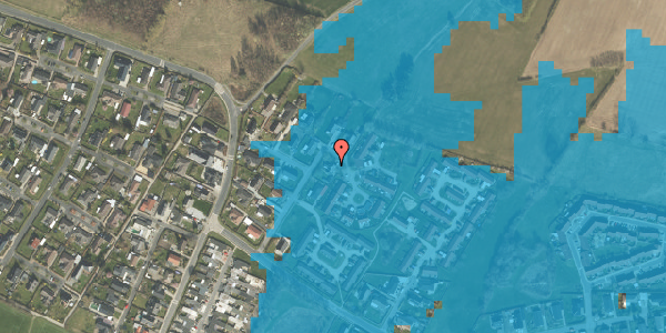 Oversvømmelsesrisiko fra vandløb på Elsdyrløkken 56, 5210 Odense NV