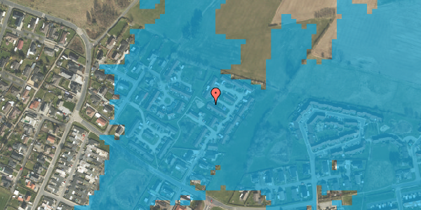 Oversvømmelsesrisiko fra vandløb på Elsdyrløkken 106D, 5210 Odense NV
