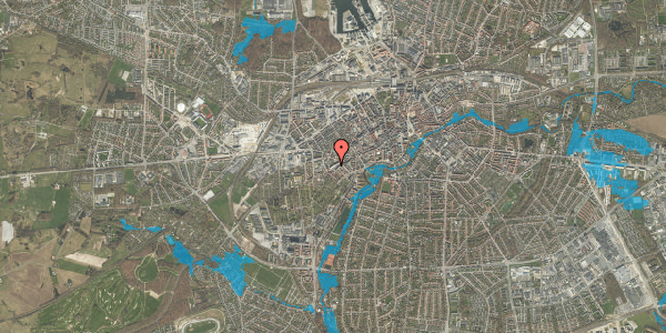 Oversvømmelsesrisiko fra vandløb på Falen 21B, 1. th, 5000 Odense C