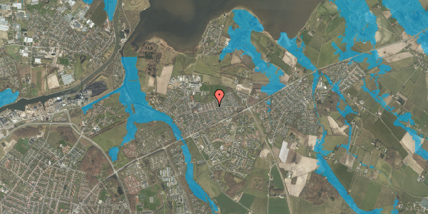 Oversvømmelsesrisiko fra vandløb på Fjordholmen 55, 5240 Odense NØ