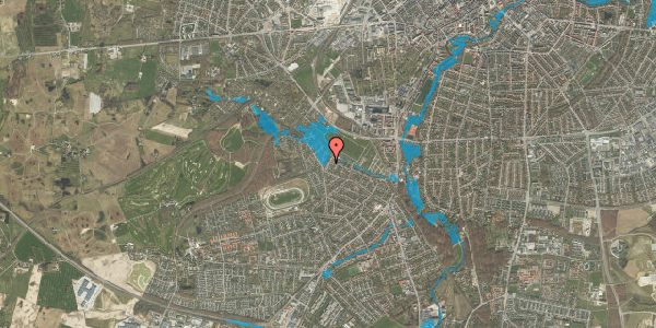 Oversvømmelsesrisiko fra vandløb på Flemmings Allé 23, 5250 Odense SV