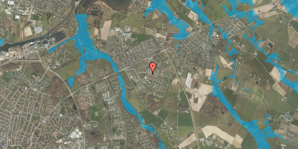 Oversvømmelsesrisiko fra vandløb på Fridasholmvej 20, 5240 Odense NØ