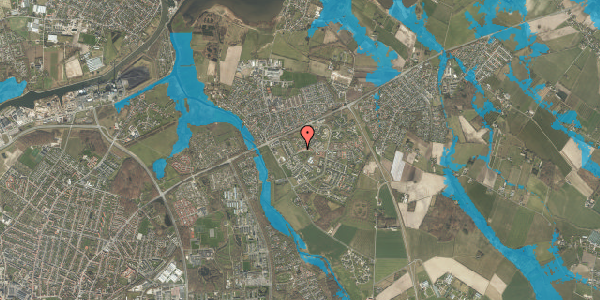 Oversvømmelsesrisiko fra vandløb på Fridasholmvej 133, 5240 Odense NØ