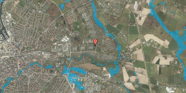 Oversvømmelsesrisiko fra vandløb på Fyrreparken 126, 3. th, 5240 Odense NØ