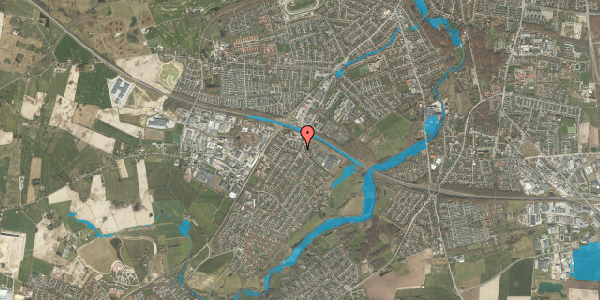 Oversvømmelsesrisiko fra vandløb på Granvej 1F, 5250 Odense SV