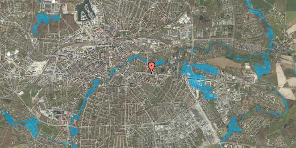 Oversvømmelsesrisiko fra vandløb på Gyldenløvesgade 2A, st. th, 5000 Odense C