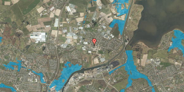 Oversvømmelsesrisiko fra vandløb på Haugevej 206, 5270 Odense N