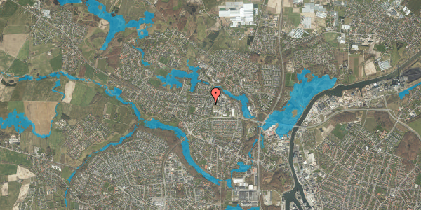 Oversvømmelsesrisiko fra vandløb på Hegnet 13, 5270 Odense N