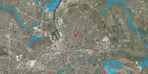 Oversvømmelsesrisiko fra vandløb på Henriettevej 25, 1. tv, 5000 Odense C