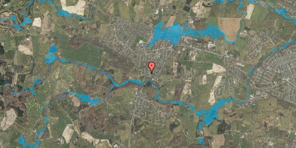 Oversvømmelsesrisiko fra vandløb på Hole Skovvej 4, 5210 Odense NV