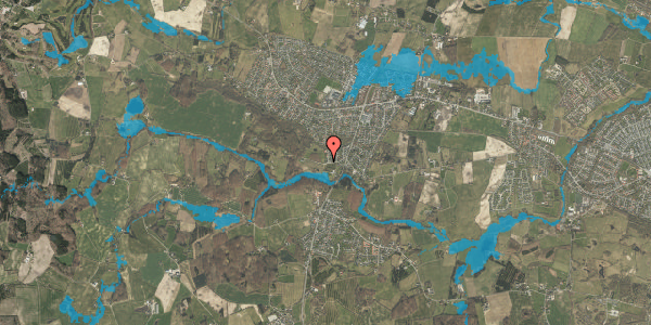 Oversvømmelsesrisiko fra vandløb på Hole Skovvej 17, 5210 Odense NV
