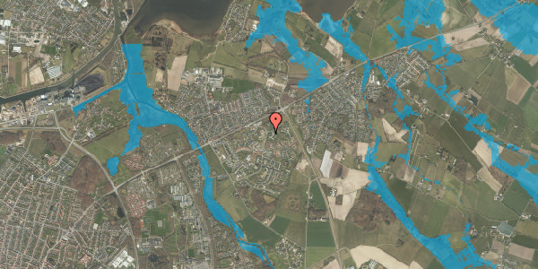 Oversvømmelsesrisiko fra vandløb på Hvenekildeløkken 13A, st. , 5240 Odense NØ
