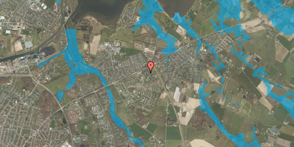 Oversvømmelsesrisiko fra vandløb på Hvenekildeløkken 20B, 1. , 5240 Odense NØ