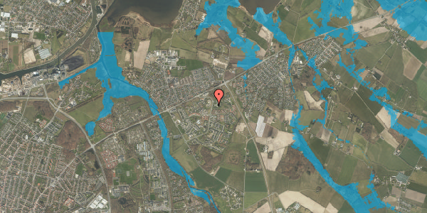 Oversvømmelsesrisiko fra vandløb på Hvenekildeløkken 27, 5240 Odense NØ