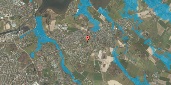 Oversvømmelsesrisiko fra vandløb på Hvenekildeløkken 46B, 5240 Odense NØ