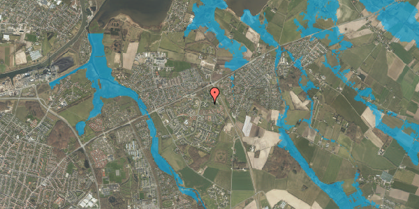 Oversvømmelsesrisiko fra vandløb på Hvenekildeløkken 71A, st. , 5240 Odense NØ