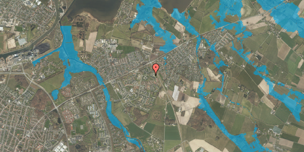 Oversvømmelsesrisiko fra vandløb på Hvenekildeløkken 164, 5240 Odense NØ