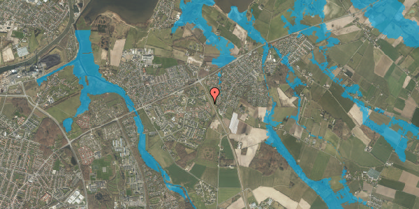 Oversvømmelsesrisiko fra vandløb på Hvenekildeløkken 312, 5240 Odense NØ