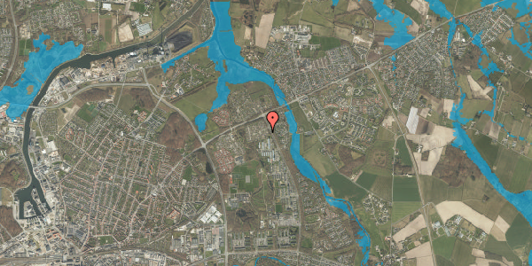 Oversvømmelsesrisiko fra vandløb på Hybenhaven 2, 5240 Odense NØ